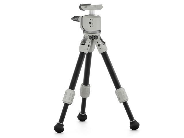 Tilta Tabletop Ball Head with 1-Stage Carbon Fiber Tripod Legs, Snow White