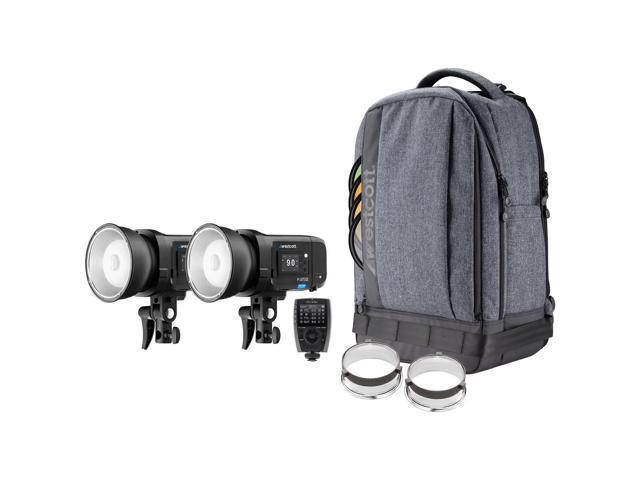 Westcott FJ250 250W Strobe 2-Light Backpack Kit with FJ-X3 M Universal Wireless Trigger