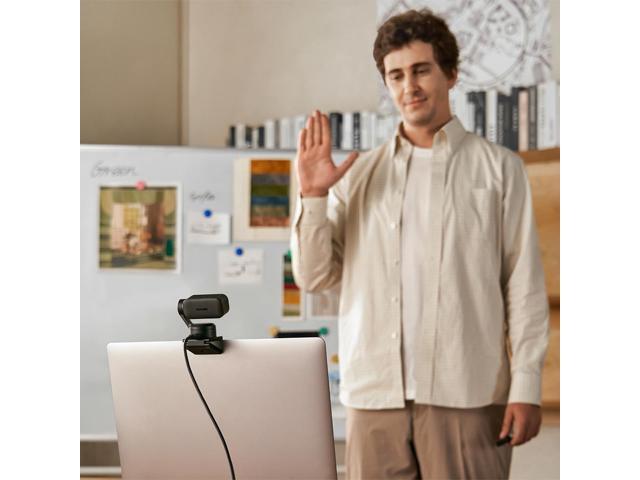 Insta360 Link 2 4K Ultra HD 2-Axis Gimbal AI-Powered Webcam and Wave Speakerphone Conferencing Kit