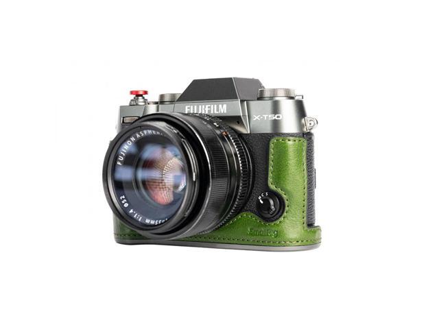 SmallRig Leather Half Case Kit for Fujifilm X-T50, Green
