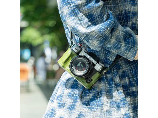 SmallRig Leather Half Case Kit for Fujifilm X-T50, Green