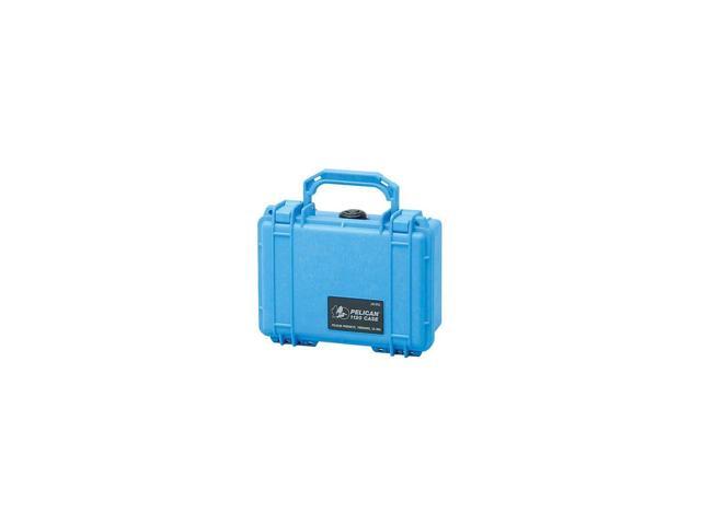 Pelican 1120 Watertight Hard Case with Foam Insert, Blue, Bundle with Panel Frame Kit
