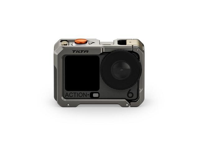 Tilta Full Camera Cage for DJI Osmo Action 6 Camera, Titanium Gray