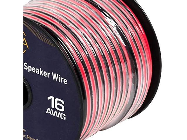 H & A 16 AWG Speaker Wire Cable (100' Spool) #HASW100