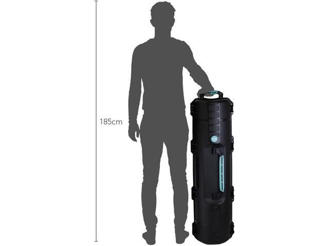 HPRC 6400WTRI Wheeled Rolling Resin Hard Case w/Interior Kit for Tripods, Black