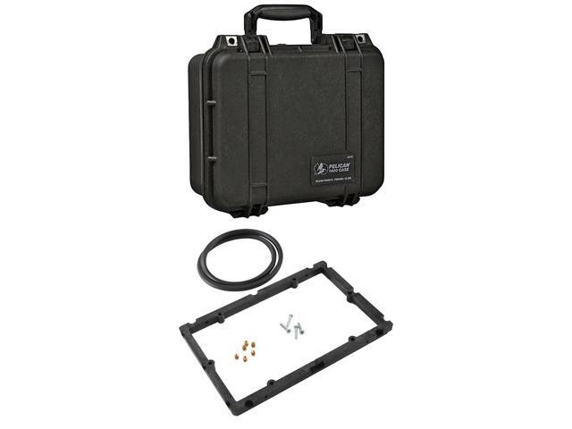 Pelican 1400 Watertight Hard Case w/Foam Insert, w/1400PF Panel Frame Kit, Black
