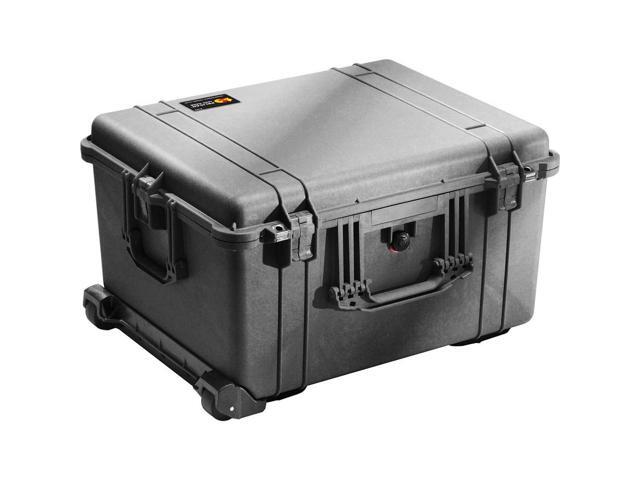 Pelican 1620 Watertight Wheeled Hard Case, with 1625 Padded Divider Set, Black