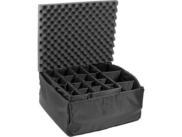 Pelican 1620 Watertight Wheeled Hard Case, with 1625 Padded Divider Set, Black