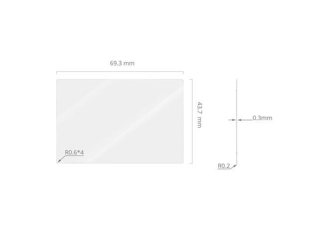 SmallRig Screen Protector for Fujifilm X-T30 III, X-T30 II, X-T30, X-S10, 3-Pack