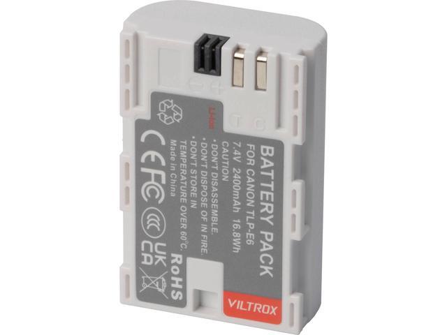 Viltrox Weeylite LP-E6 16.8Wh 7.4V 2400mAh Lithium-Ion Battery with USB-C Charging Port, White