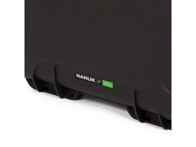 Nanuk R 910 Eco-Friendly Waterproof Hard Case, Black #910SR000BK-0A0
