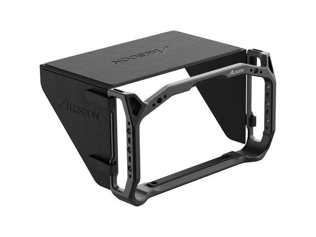 Accsoon ACC33 Cage with Sunhood for CineView M7 and M7 Pro Monitors, Black