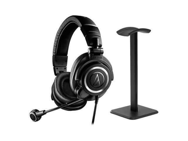 Audio-Technica ATH-M50xSTS-USB StreamSet Over-Ear Professional Monitor Streaming Headphones, Bundle with Desktop Stand