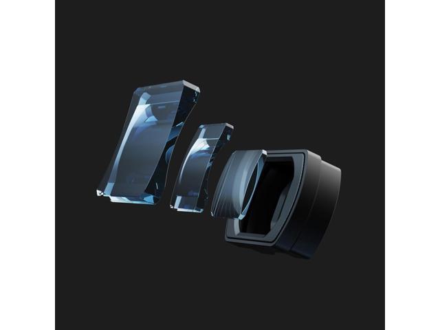 SmallRig Wide-Angle Lens for DJI Osmo Pocket 3 Camera, Black