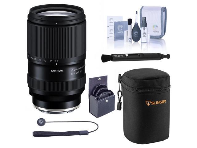 Tamron 25-200mm f/2.8-5.6 Di III VXD G2 Lens for Sony E, Bundle with 67mm Filter Kit, Soft Lens Case, Lens Cap Tether, Pen Lens Cleaner and...