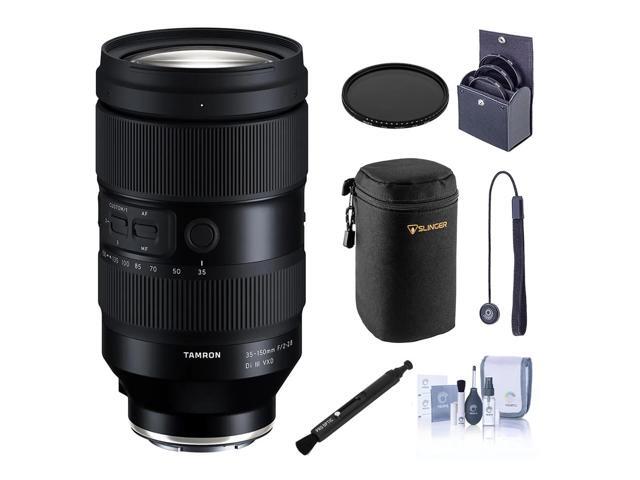 Tamron 35-150mm f/2-2.8 Di III VXD Lens for Sony E Bundle with 82mm Filter Kit, 82mm VND Filter, Lens Case, Lens Cleaner, Cleaning Kit, Universal...