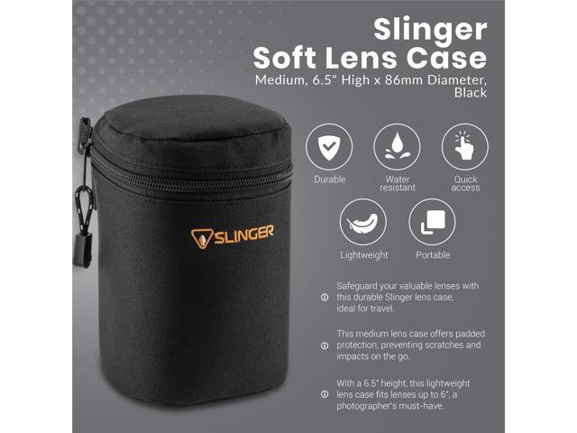 Sigma 24-70MM F2.8 DG DN II ART Lens for Sony E Bundle with Slinger Soft Lens Case Medium, 82mm Digital Essentials Filter Kit, Complete Optics Care...
