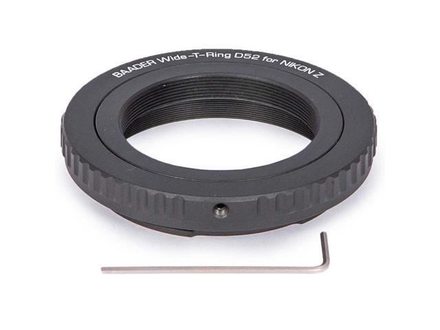 Baader Planetarium Wide T-Ring with D52i to T-2 and S52 for Nikon Z Bayonet