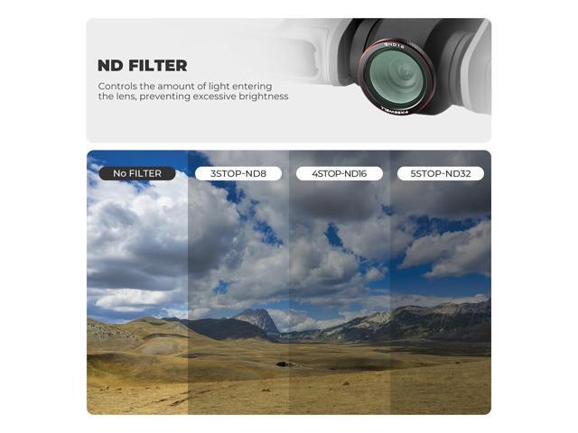 Freewell Everyday Magnetic Filter Kit for DJI Neo 2 Drone, 3-Pack