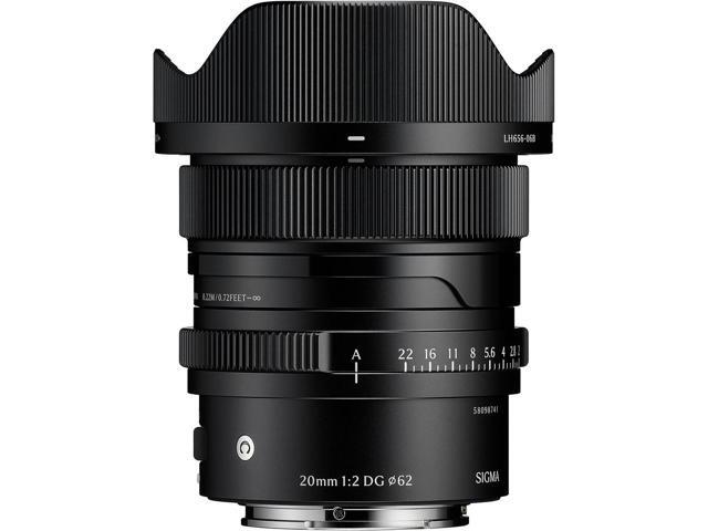 Sigma 20mm f/2 DG Contemporary Lens for Sony E, Black #49B965