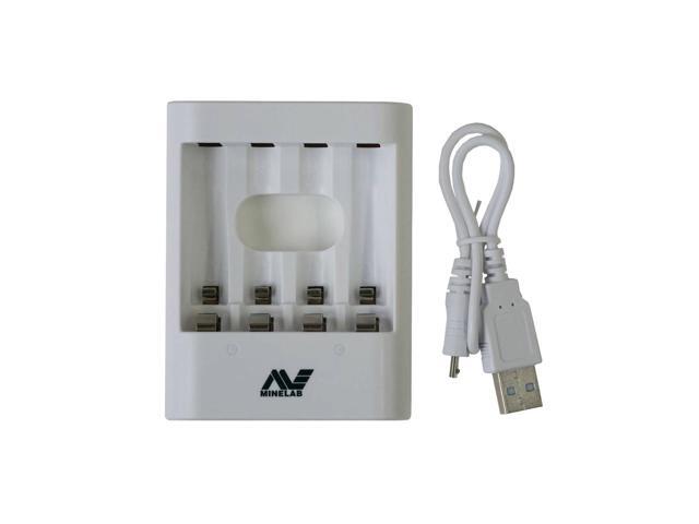 Minelab Charger for 4x AA Rechargeable Ni-MH Battery