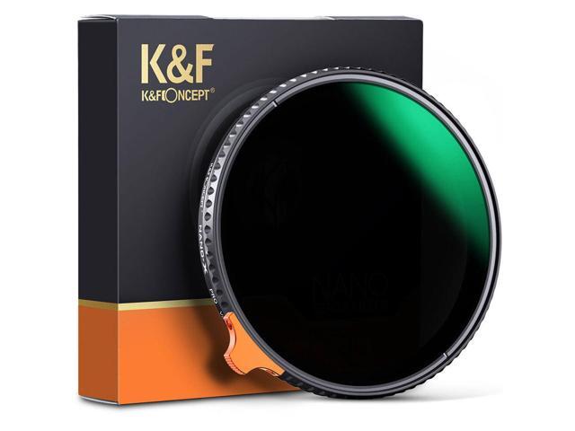K & F Concept 55mm Nano-X Pro ND2-400 9-Stop Variable ND Filter for Canon Lens