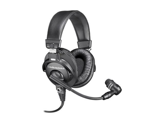 Audio-Technica BPHS1 Broadcast Closed-Back Stereo Headset, w/Desktop Stand,Black