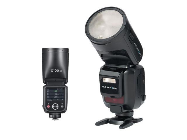 Flashpoint X100 TTL R2 On Camera Flash & Round Head Flash Accessory Kit - Sony