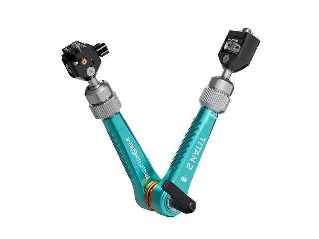 Bright Tangerine Titan Arm 2 with ARRI 3/8'-16 Anti-Twist and NATO Adapter, Seaglass