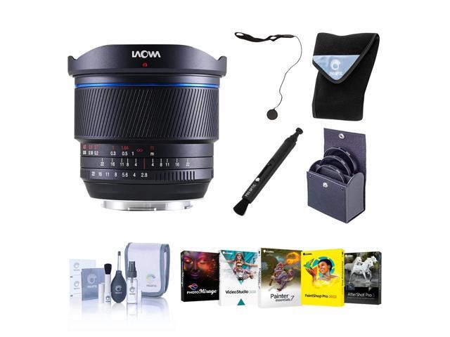 Venus Laowa 10mm f/2.8 Zero-D Lens for Sony E, Manual Focus, Bundle with 77mm Filter Kit, PC Software Kit, Lens Wrap, Cap Keeper, Pen Lens Cleaner...