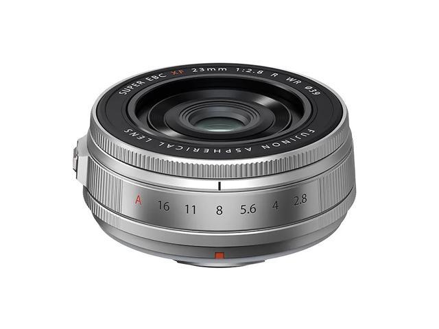 Fujifilm XF 23mm f/2.8 R WR Lens, Silver WITH ADORAMA SLINGER SOFT LENS CASE SMALL 5', PRO OPTIC CLEANING KI, PRO OPTIC LENSPEN LENS CLEANER, AND...