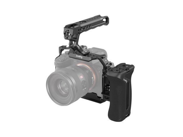 SmallRig Advanced Edition HawkLock Quick Release Full Camera Cage Kit for Sony Alpha 7R V/7 IV/7S III, Black