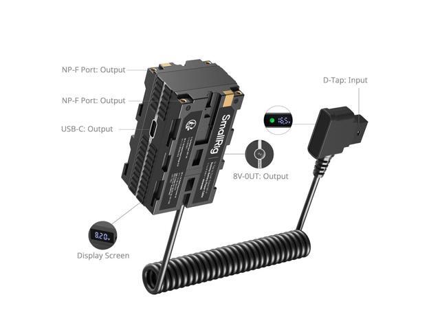 SmallRig D-Tap to Dual-Sided NP-F Dummy Battery Power Cable
