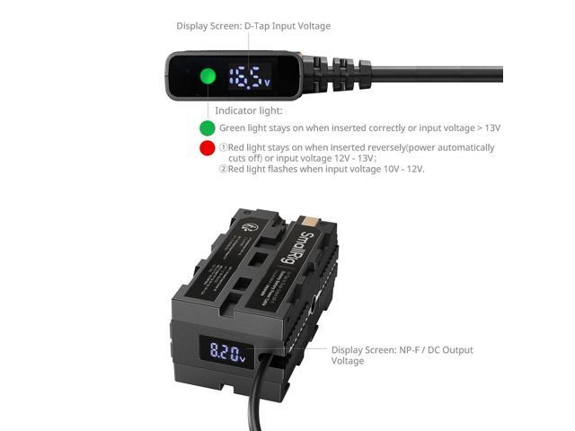 SmallRig D-Tap to Dual-Sided NP-F Dummy Battery Power Cable