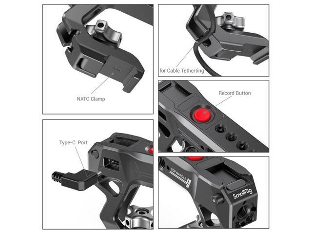SmallRig 3322 Nato Top Handle with Record Start/Stop Remote Trigger