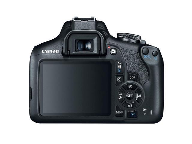 Canon EOS Rebel T7 DSLR Camera with EF-S 18-55mm and EF 75-300mm Lens Bundle with Bag, 64GB SD Card, Corel PC Photo and Video Software Pack and...