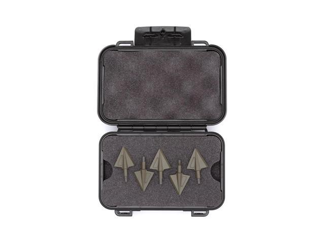 Nanuk 225 Waterproof Hard Case with Foam Insert for 8 Broadheads, Black