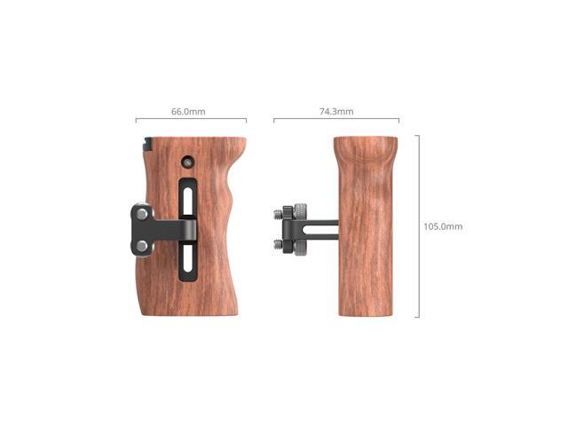 SmallRig Wooden Side Handle with 1/4'-20 Screws