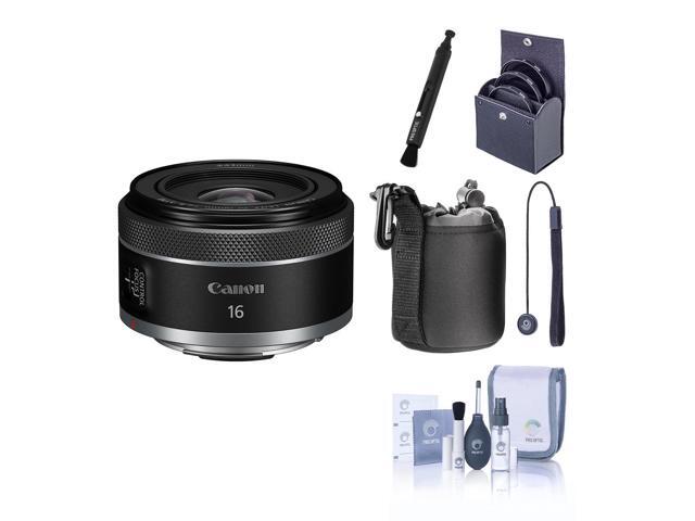 Canon RF 16mm f/2.8 STM Lens with 43mm Filter Kit, Soft Lens Case, Lens Cleaner, Cleaning Kit, Universal Lens Cap Tether