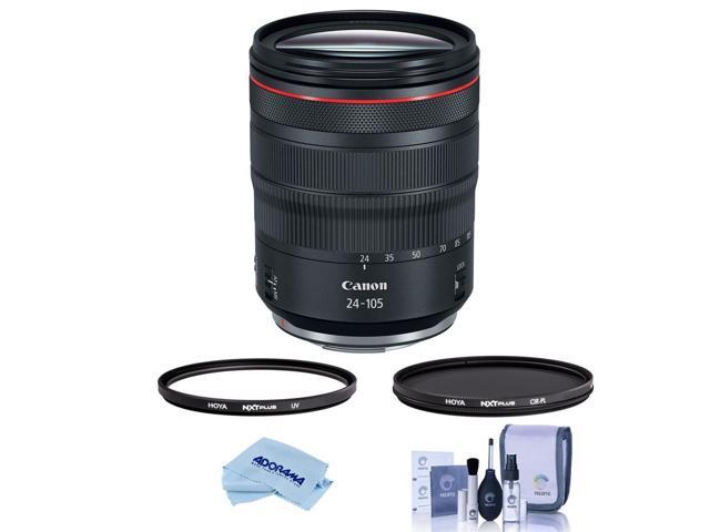 Canon RF 24-105mm f/4 L IS USM Zoom Lens - U. S.A. Warranty - Bundle With Hoya NXT Plus 77mm 10-Layer HMC UV Filter, HOYA 77mm NXT Circular...