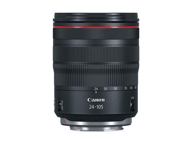 Canon RF 24-105mm f/4 L IS USM Lens Bundle with 77mm UV, CPL, ND, and VND Filters, Soft Case, Lens Cleaner, Cleaning Kit, Universal Cap Tether