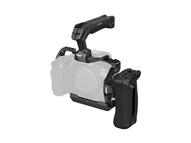 SmallRig HawkLock Quick Release Advanced Edition Full Camera Cage Kit for Canon EOS R6 Mark III/R6 Mark II, Black
