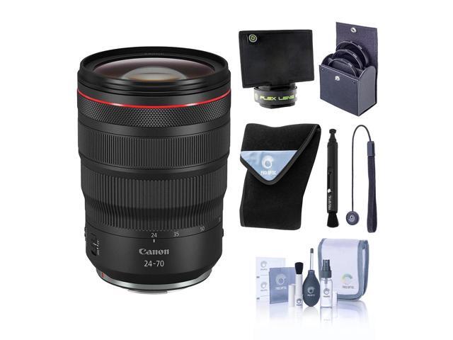 Canon RF 24-70mm f/2.8 L IS USM Lens, Bundle with 82mm FIlter Kit, Flex Lens Shade, Cleaning Kit, Lens Cleaner, Lens Wrap, Lens Cap Tether