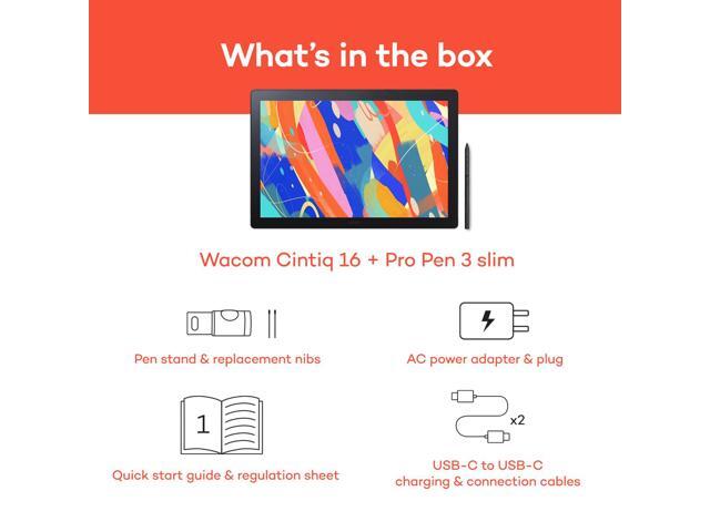 Wacom - Cintiq 16 Drawing Tablet - Black - image 8