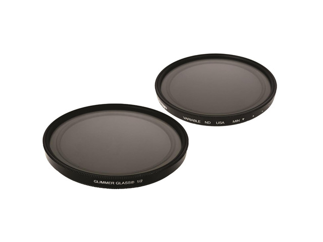 Tiffen 67mm FusionVND Series Glimmerglass 1/2 + Variable ND Filter #67GG12VND