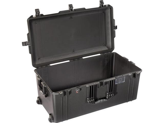 Pelican 1646AirNF Wheeled Hard Case No Foam Black, Bundle with Backpack