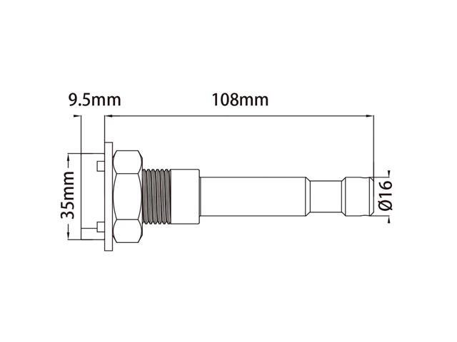 Kupo Strut Channel Adapter with 5/8' Baby Pin