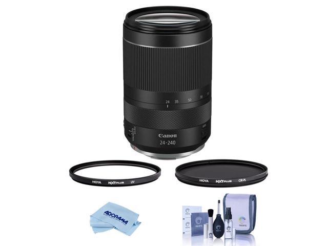 Canon RF 24-240mm f/4-6.3 IS USM Lens, Bundle with Hoya NXT Plus 72mm CPL Filter, 72mm UV Lens Filter and Cleaning Kit