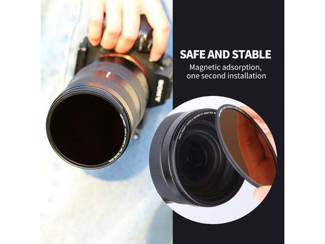 K & F Concept 58mm 3-Piece Magnetic Lens Filter Kit with MCUV, CPL and ND1000 HD Filters