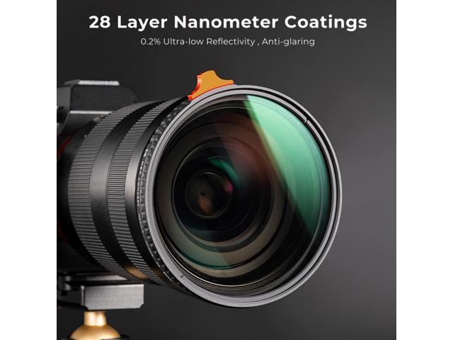 K & F Concept 58mm Nano-Xcel Series ND3-1000 1.5-10 Stop Multi-Coated VND Filter